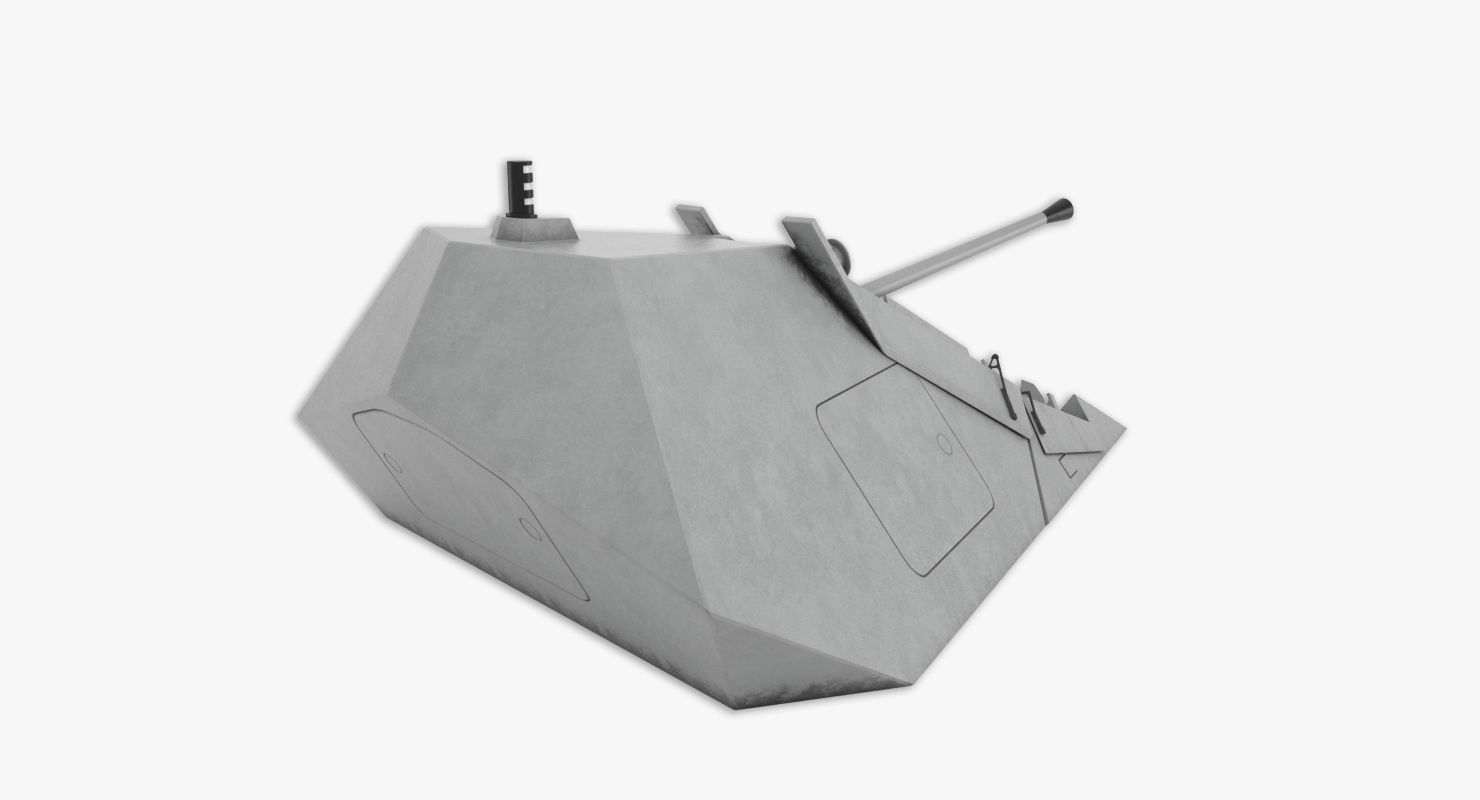 Bofors stealth 57mm 3D model 3D model_4