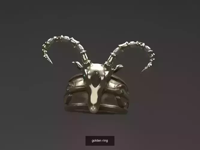 metal rings 3D Model Collection