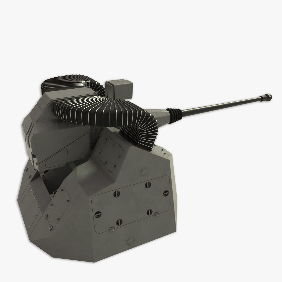 30MM Marlin WS rapid naval gun 3D model 3D model_3