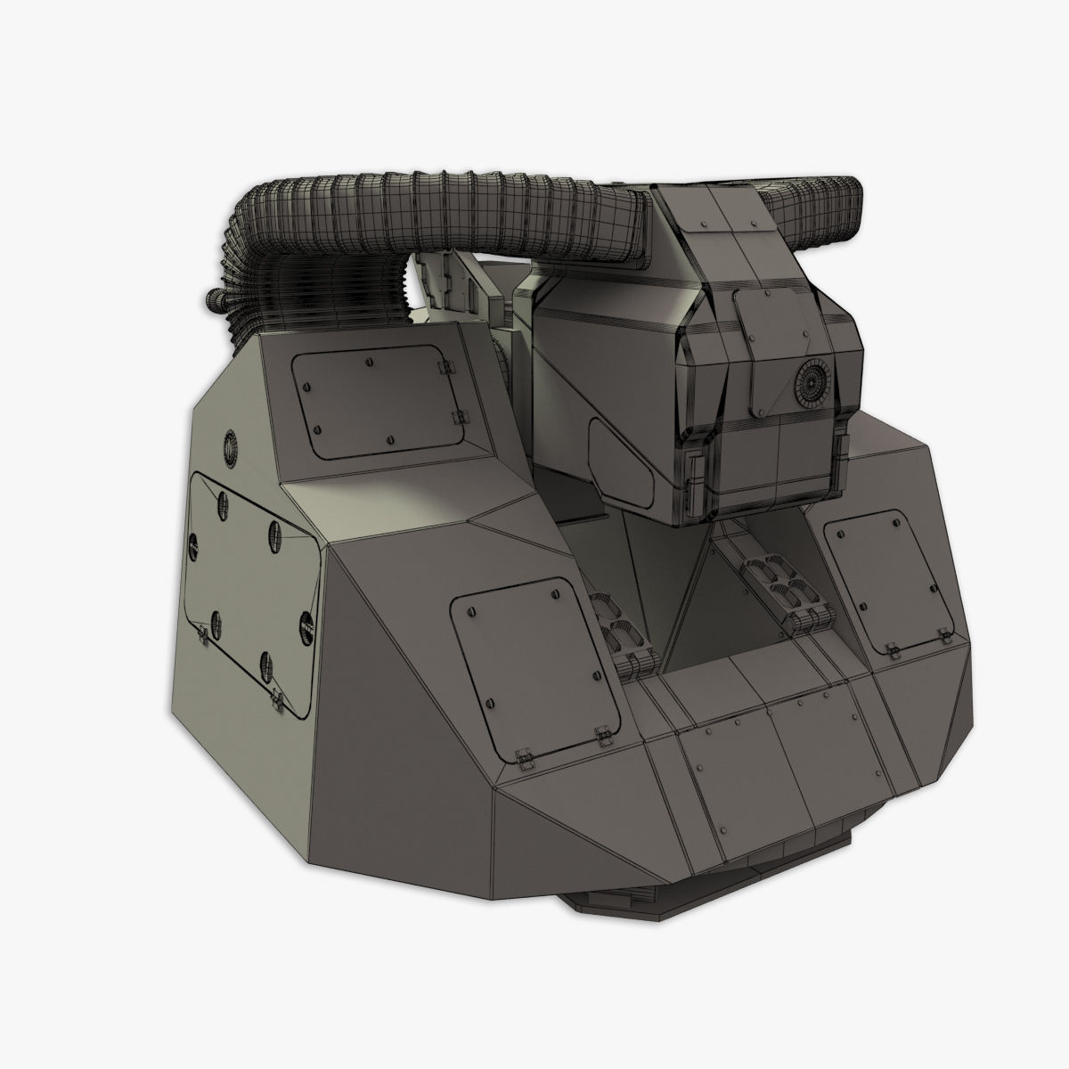 30MM Marlin WS rapid naval gun 3D model 3D model_16