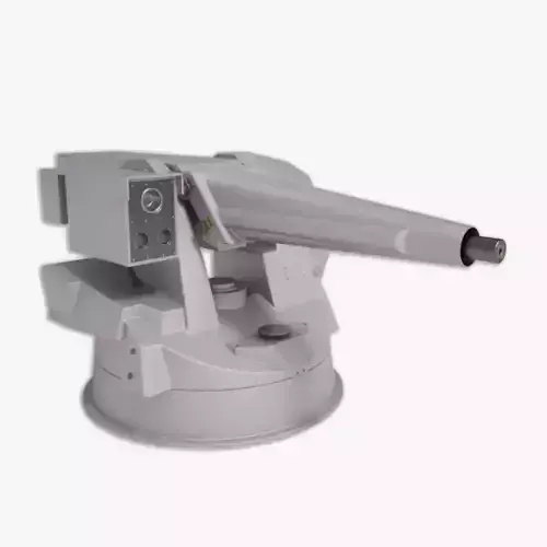 Hitrole naval gun 3D model