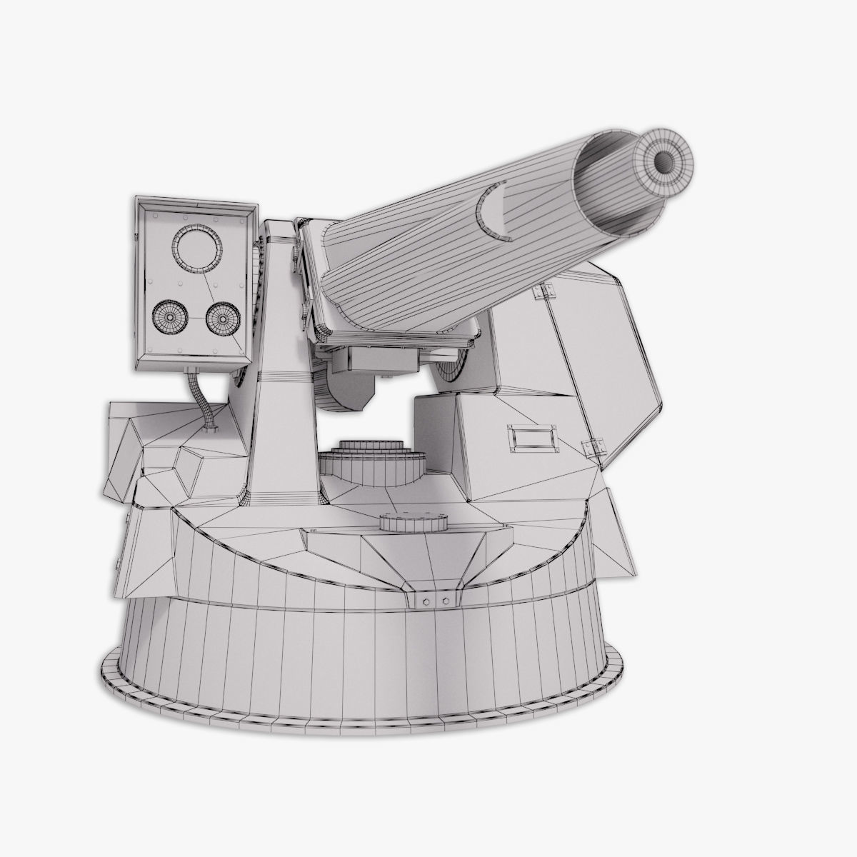 Hitrole Hitrole naval gun 3D model | CGTrader