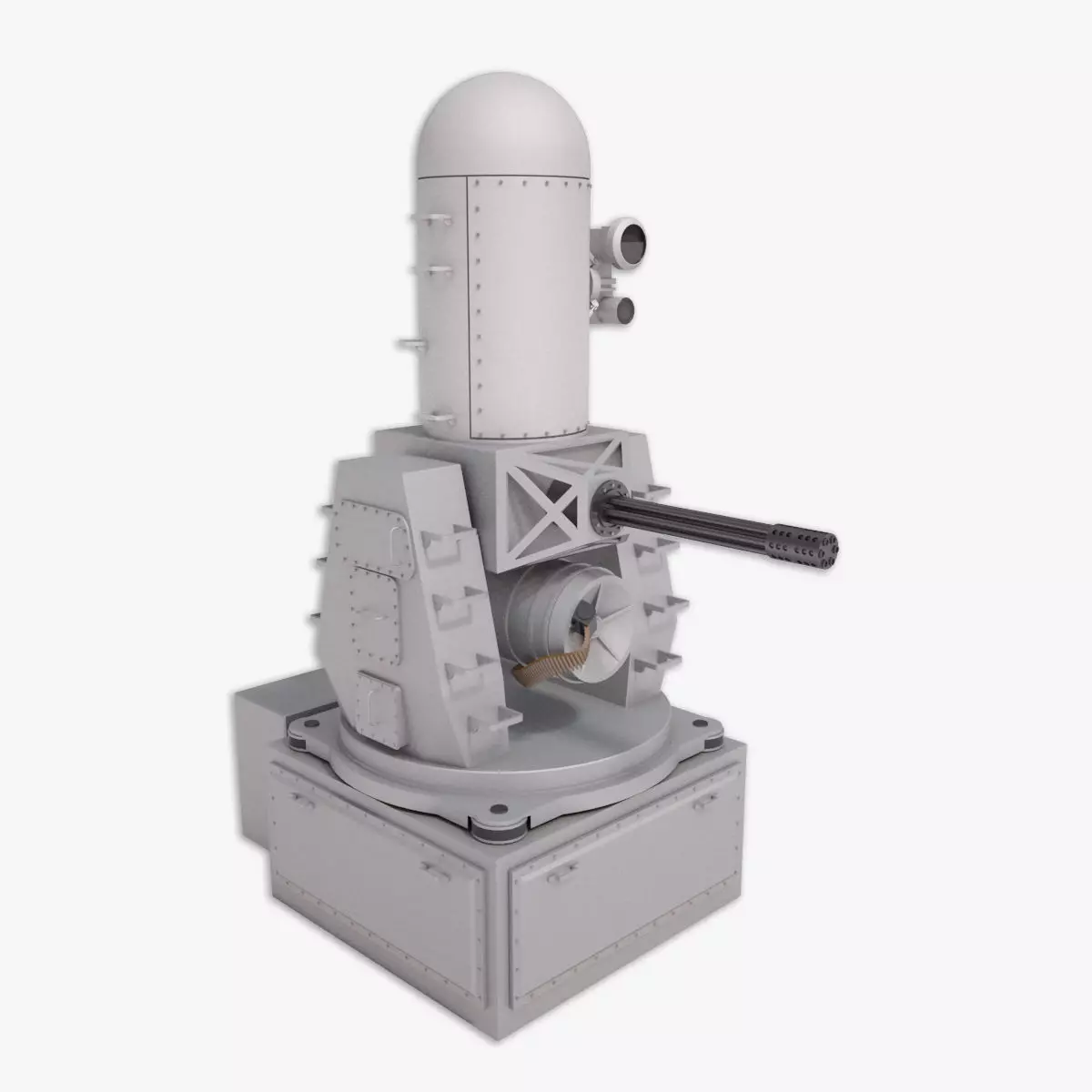 Phalanx CIWS 3D model_0