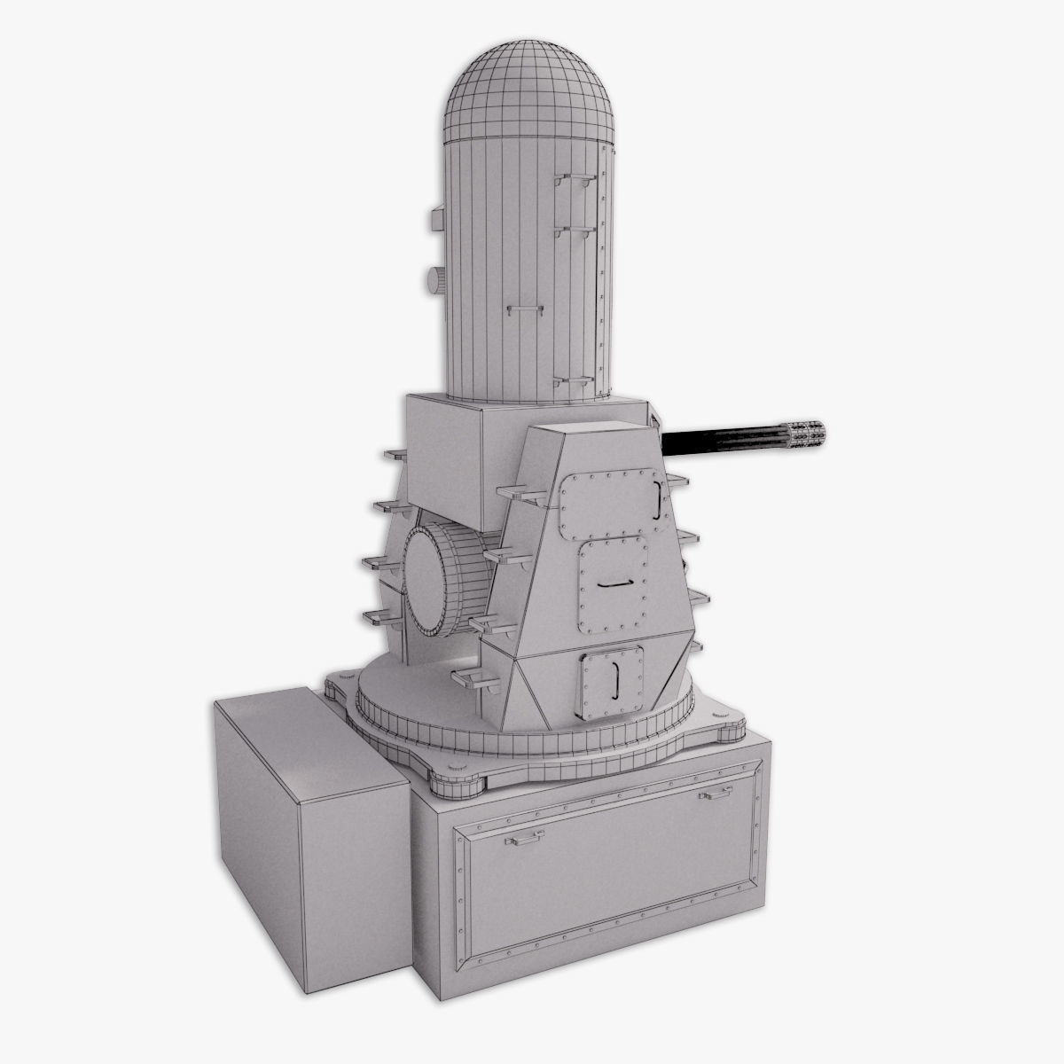 Phalanx CIWS 3D model_16