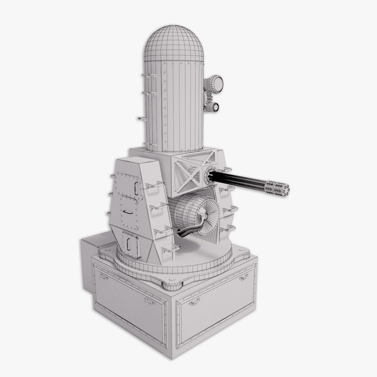 Phalanx CIWS 3D model_13