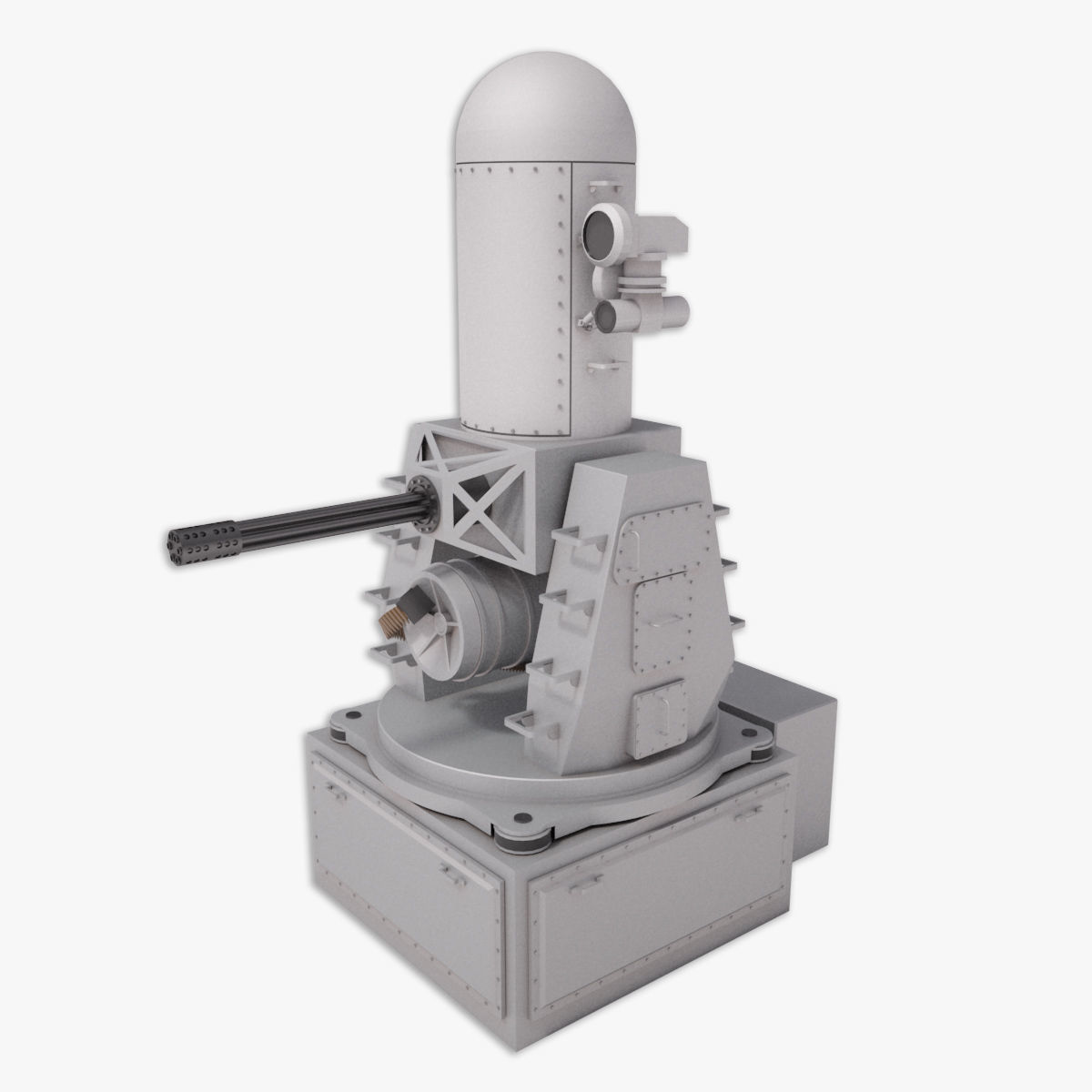 Phalanx CIWS 3D model_9