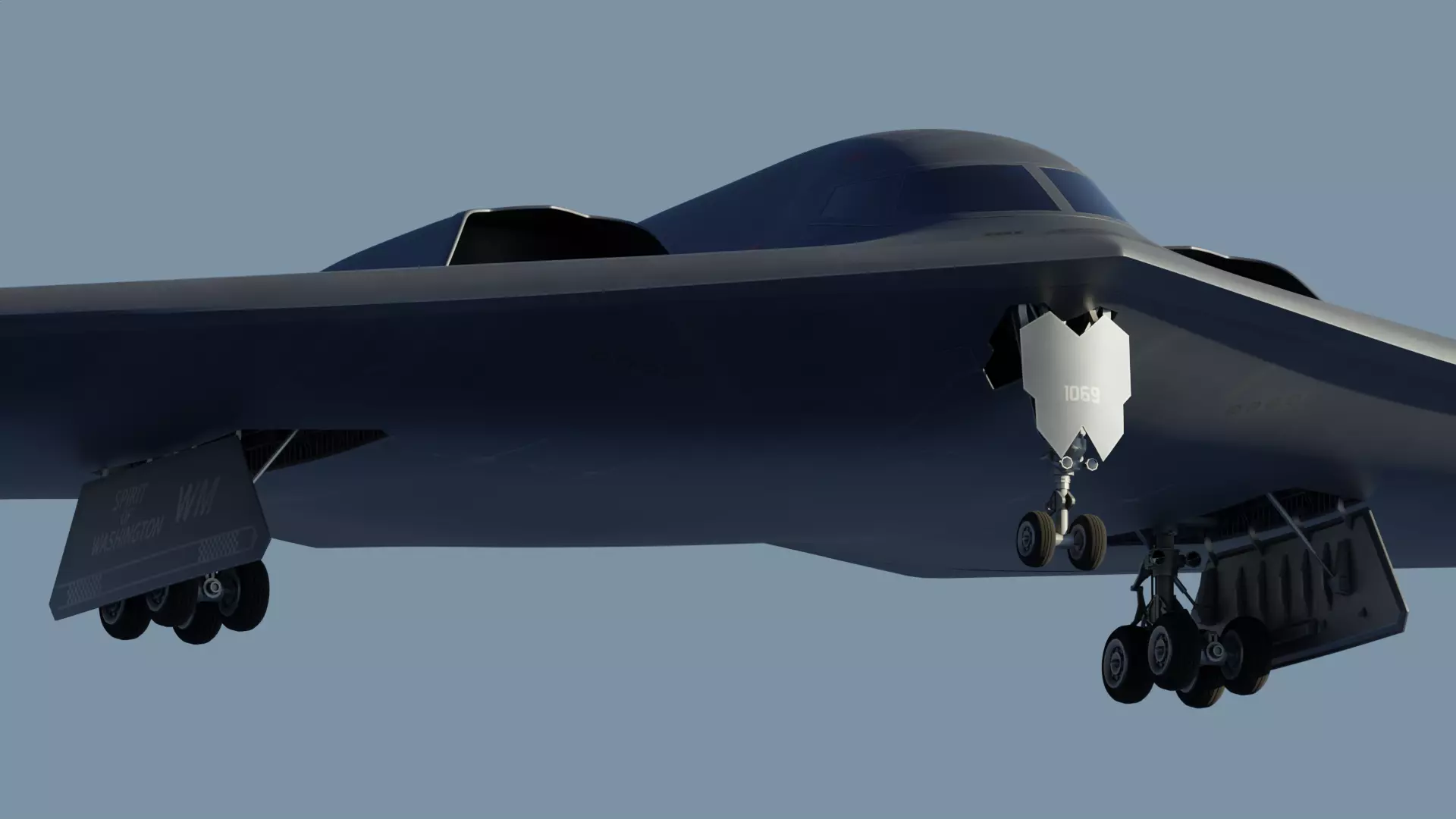 Northrop Grumman B-2 Spirit 3D model_0