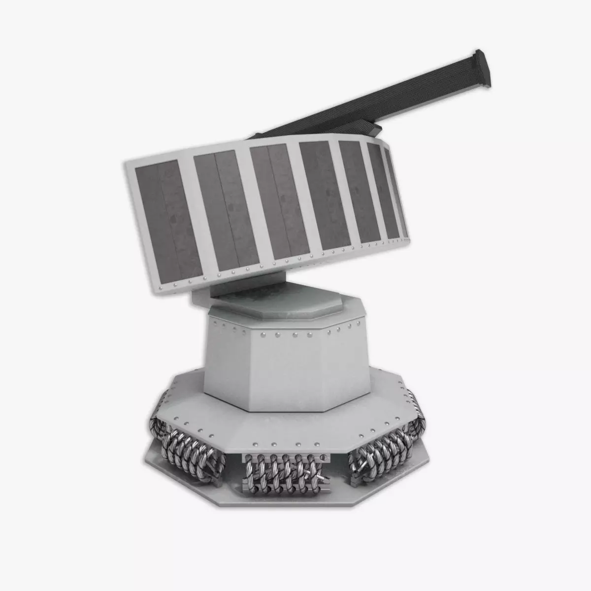 Rheinmetall Chaff decoy launcher 3D model_0