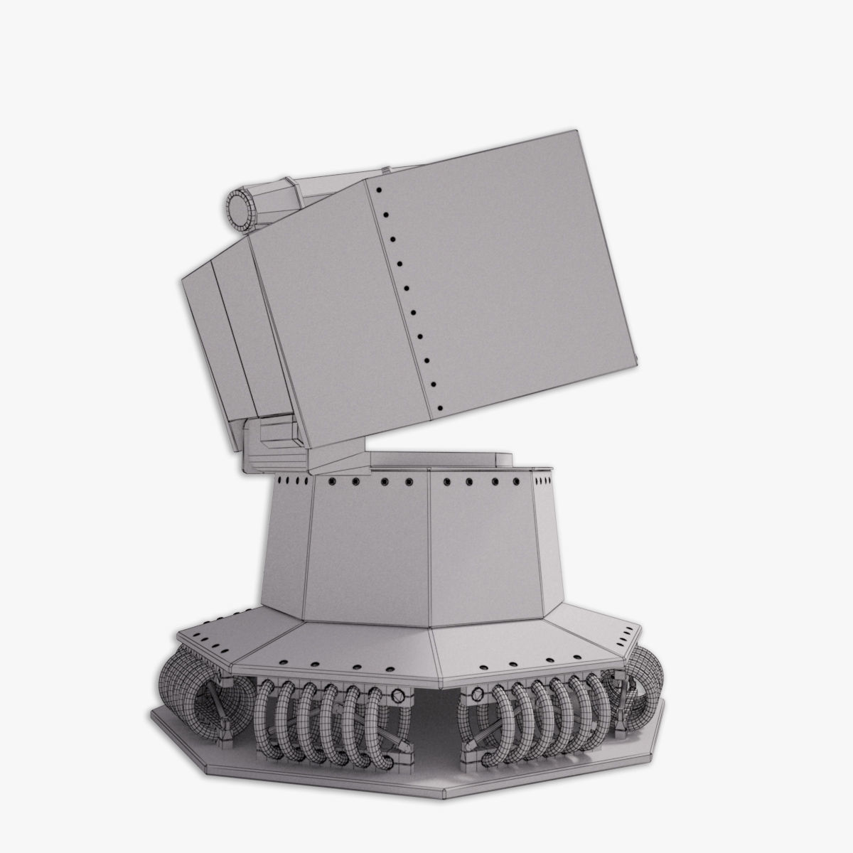 Rheinmetall Chaff decoy launcher 3D model_17