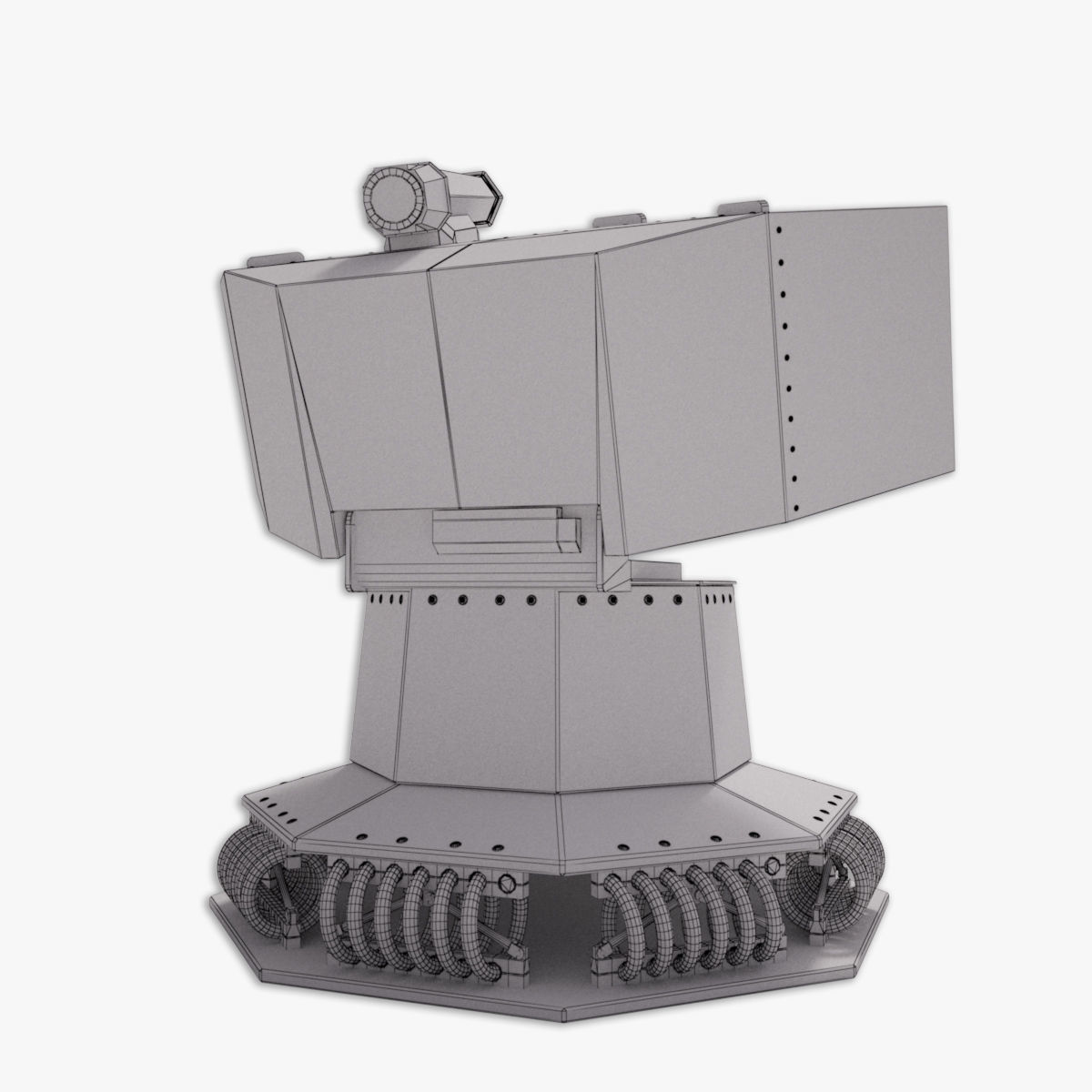 Rheinmetall Chaff decoy launcher 3D model_18