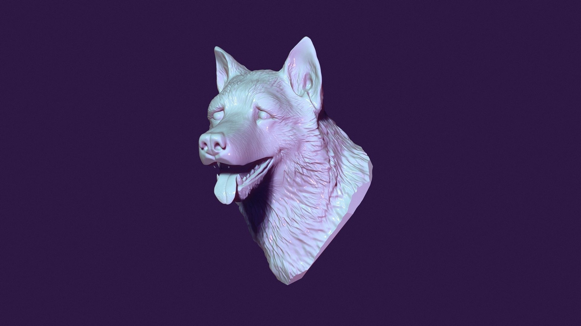 GERMAN SHEPHERD 3D print model_9