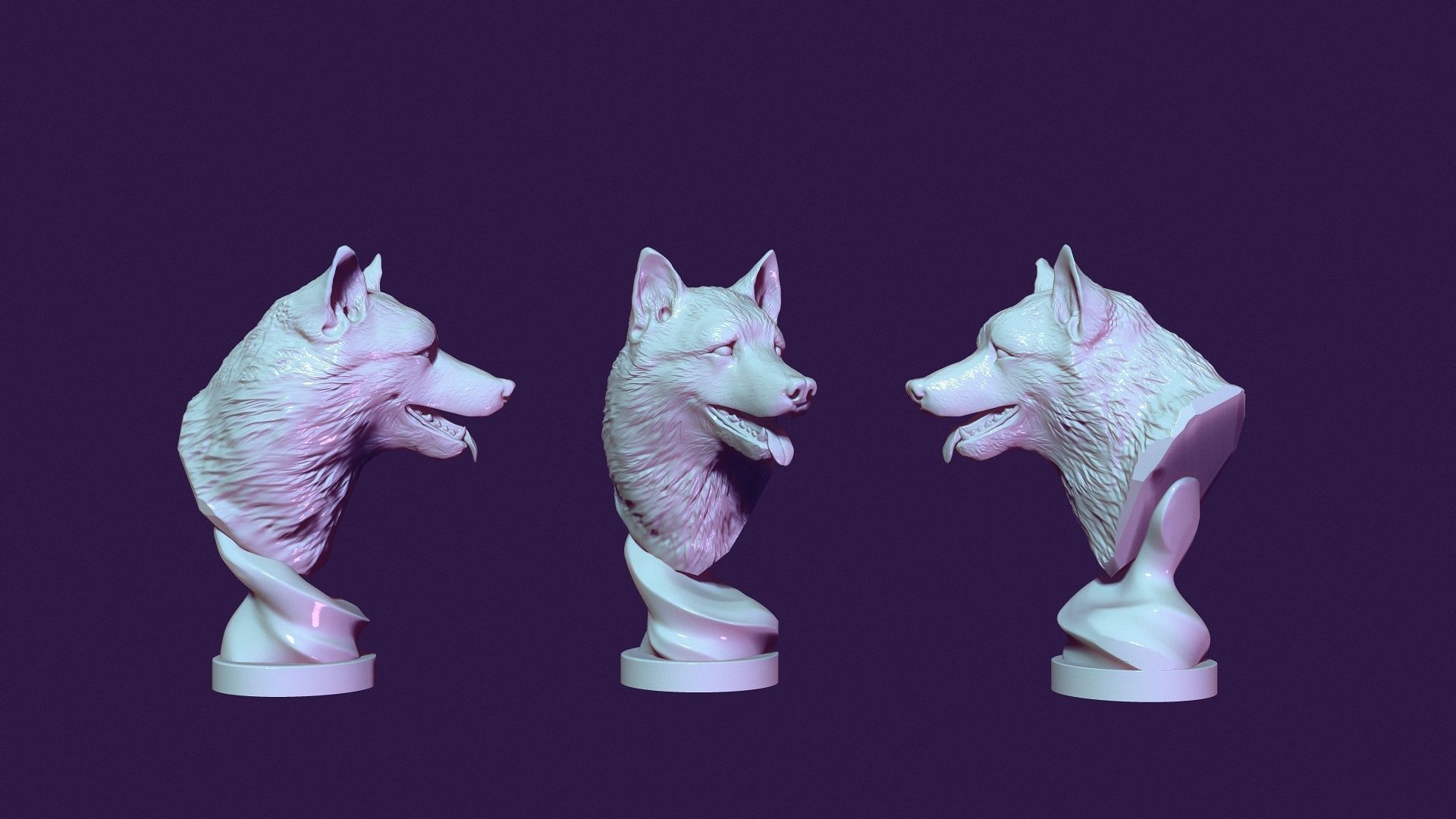 GERMAN SHEPHERD 3D print model_2
