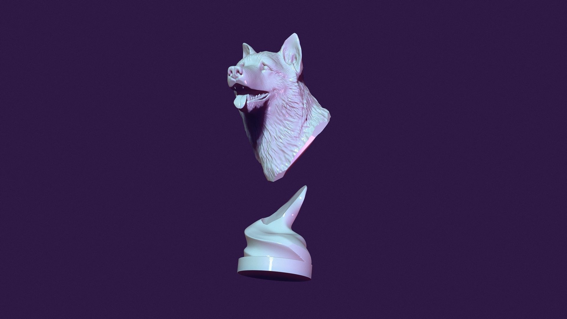 GERMAN SHEPHERD 3D print model_1