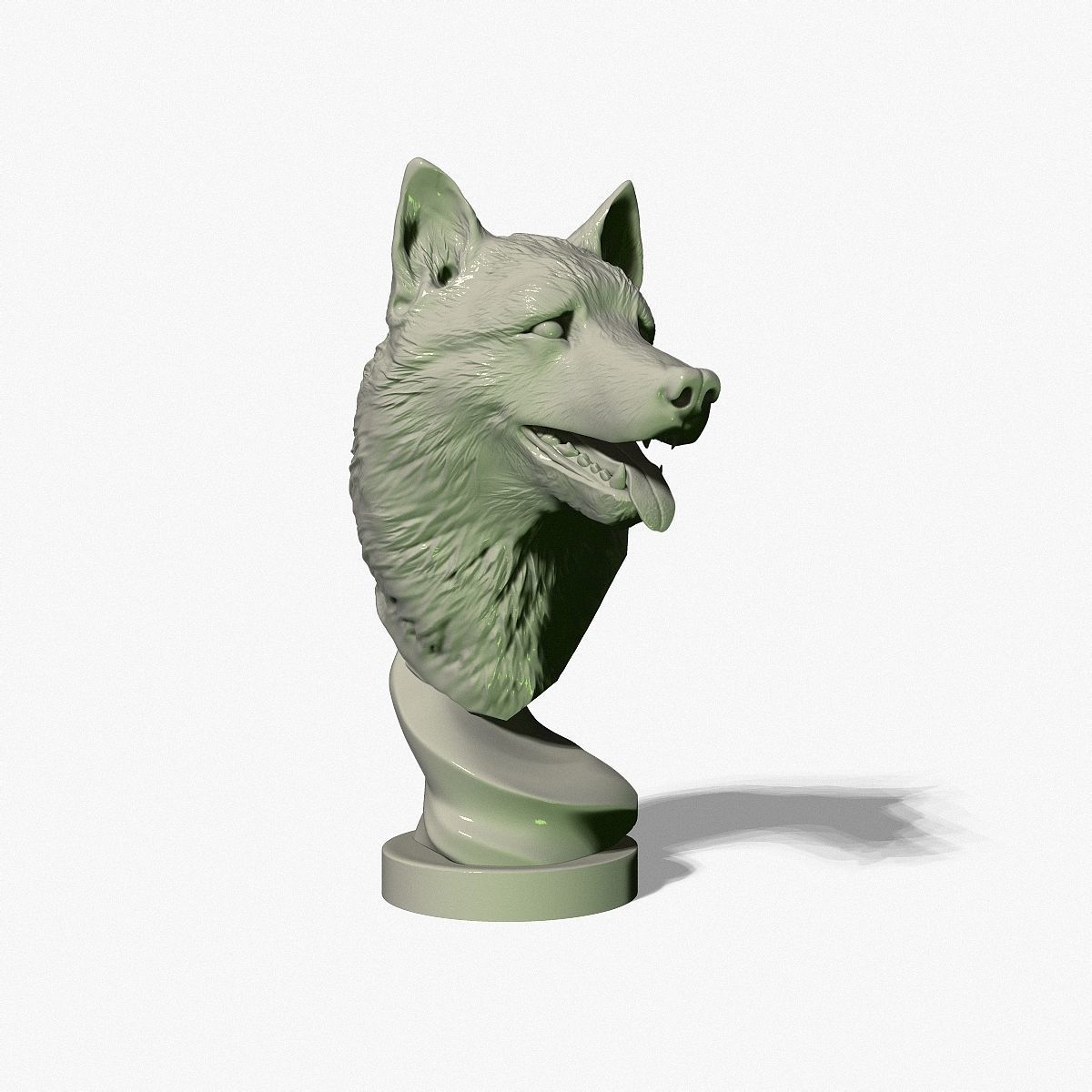 GERMAN SHEPHERD 3D print model_12