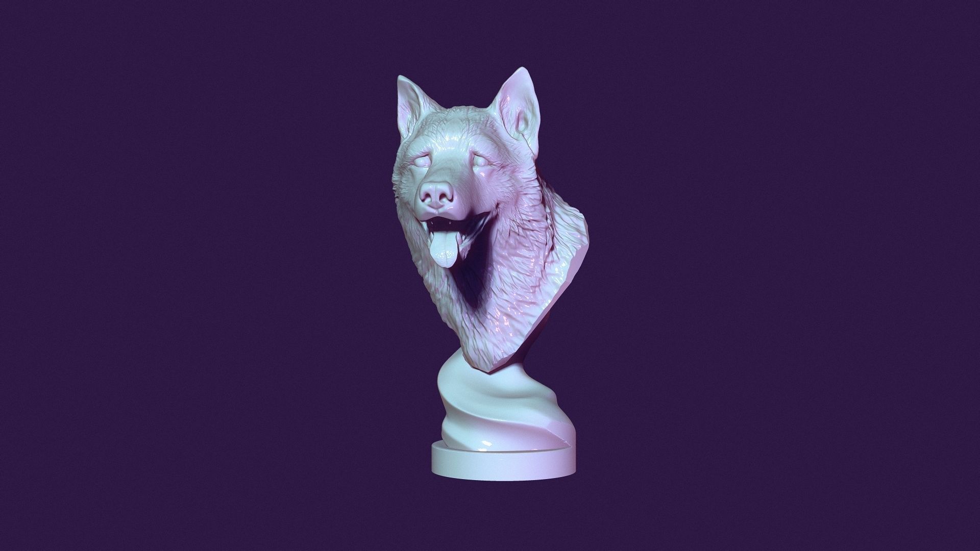 GERMAN SHEPHERD 3D print model_6