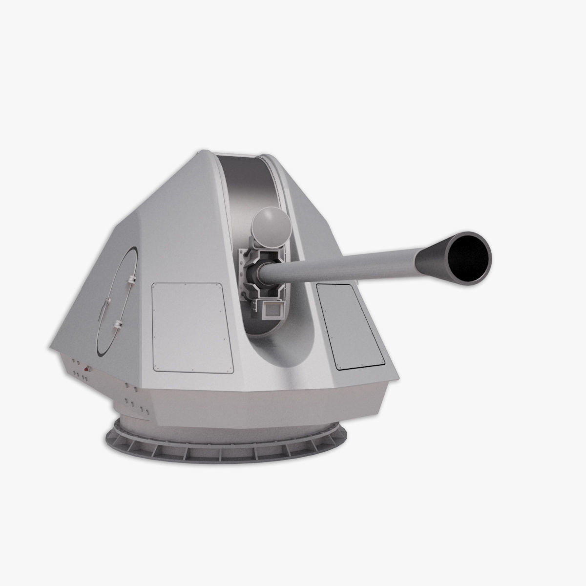 Bofors 57 mm Mk2 3D model_1