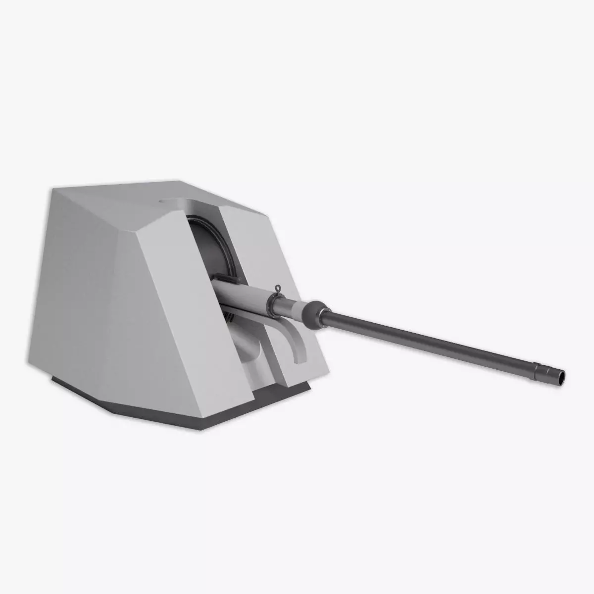 76MM OTO Melara super rapid stealth 3D model