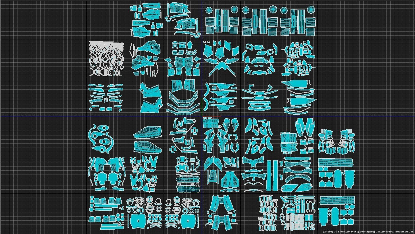 3D Robot Skull 3D model_9