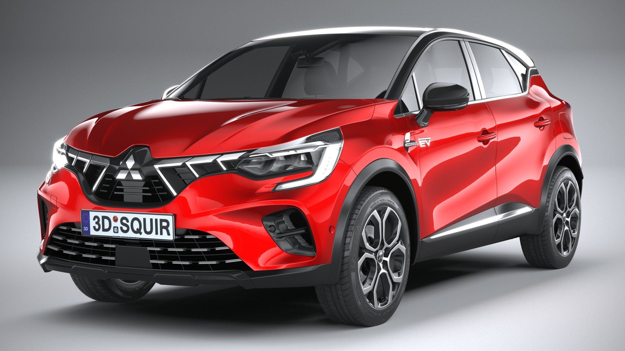 Mitsubishi ASX 2024 3D model_2