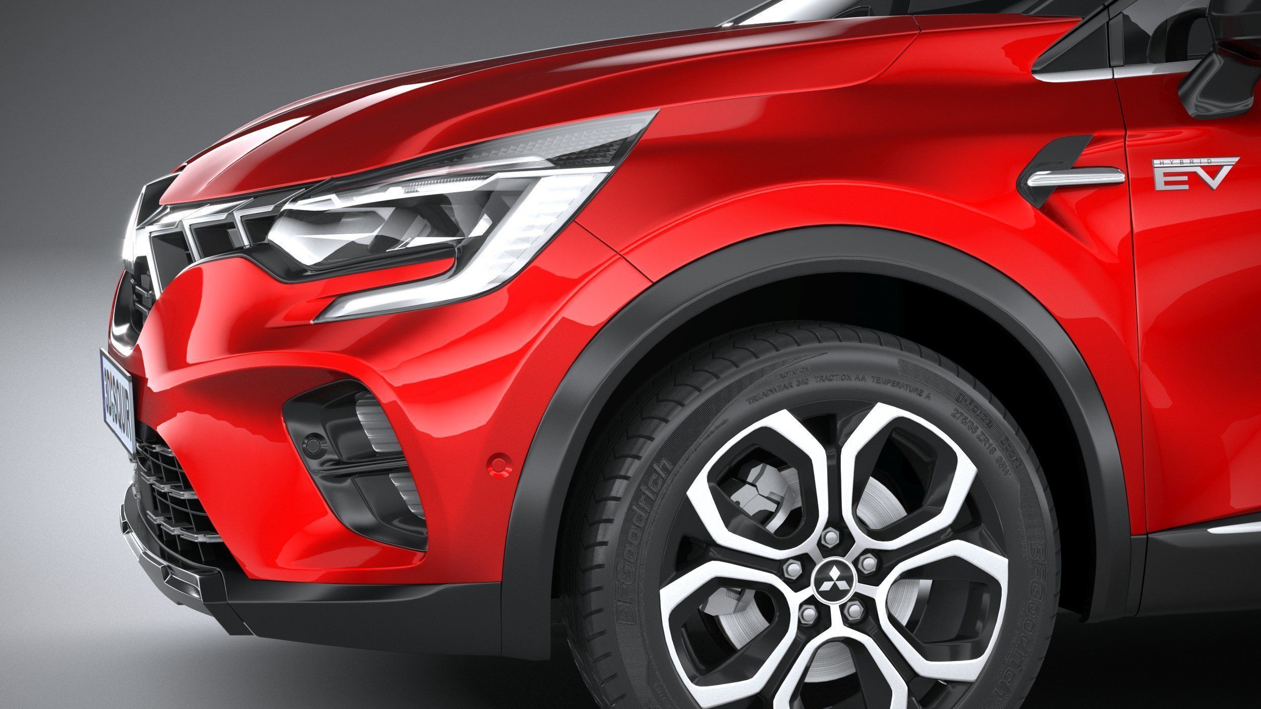 Mitsubishi ASX 2024 3D model_3