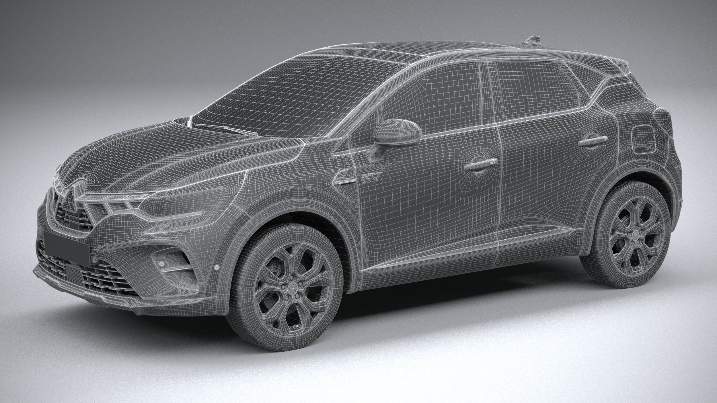 Mitsubishi ASX 2024 3D model_26