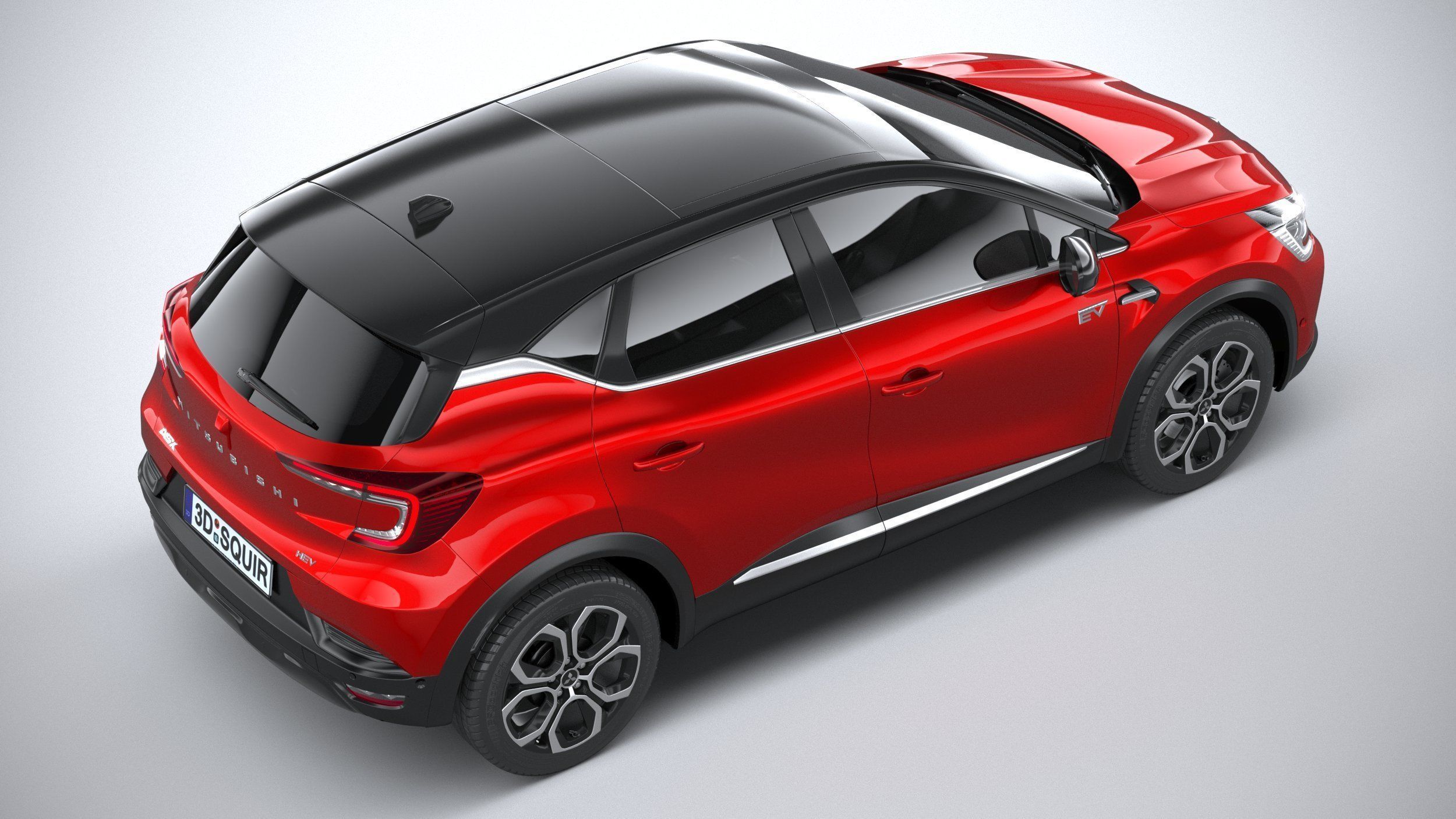 Mitsubishi ASX 2024 3D model_10