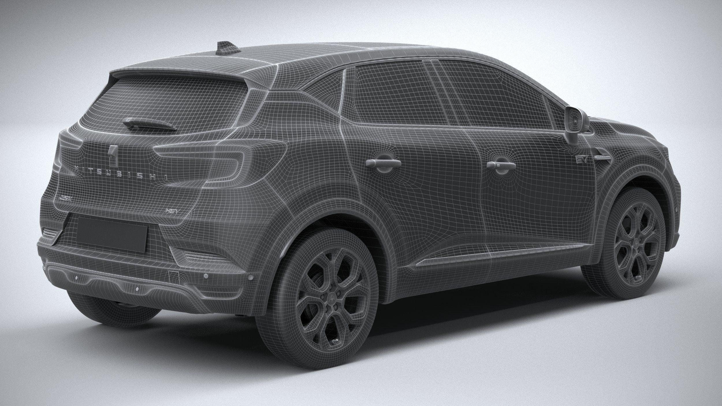 Mitsubishi ASX 2024 3D model_27