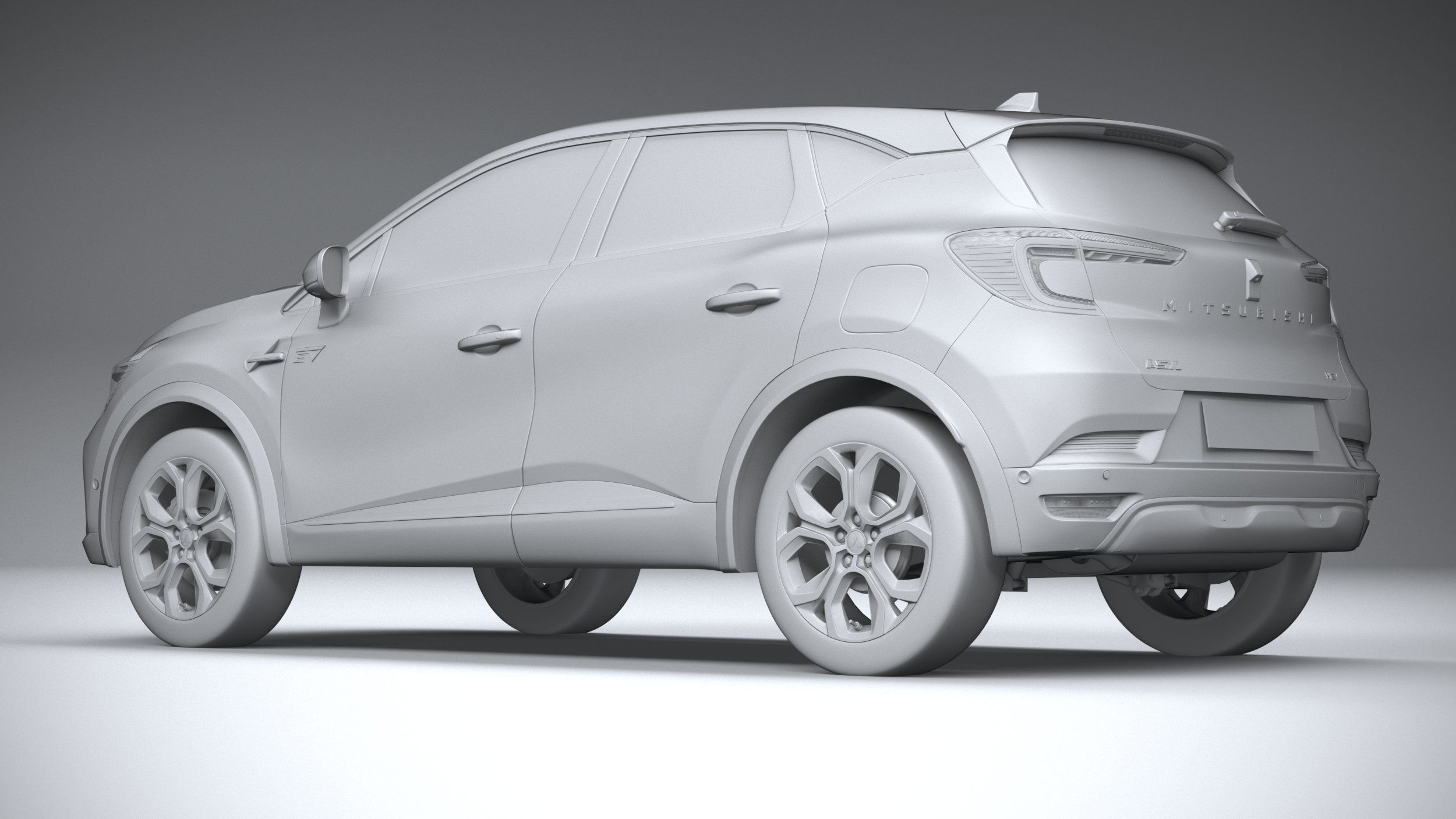 Mitsubishi ASX 2024 3D model_21