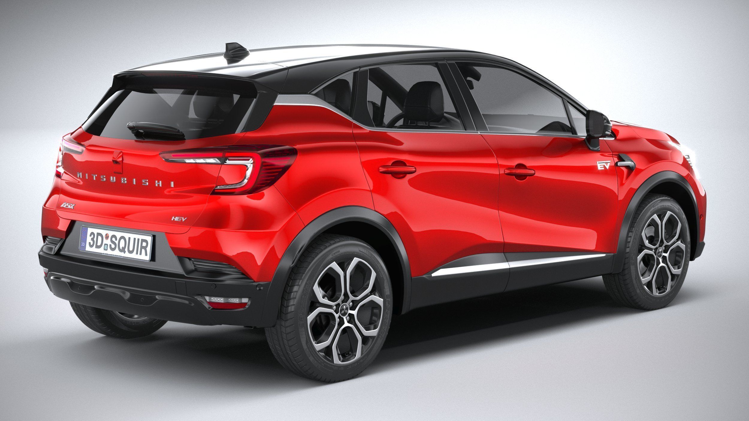Mitsubishi ASX 2024 3D model_17