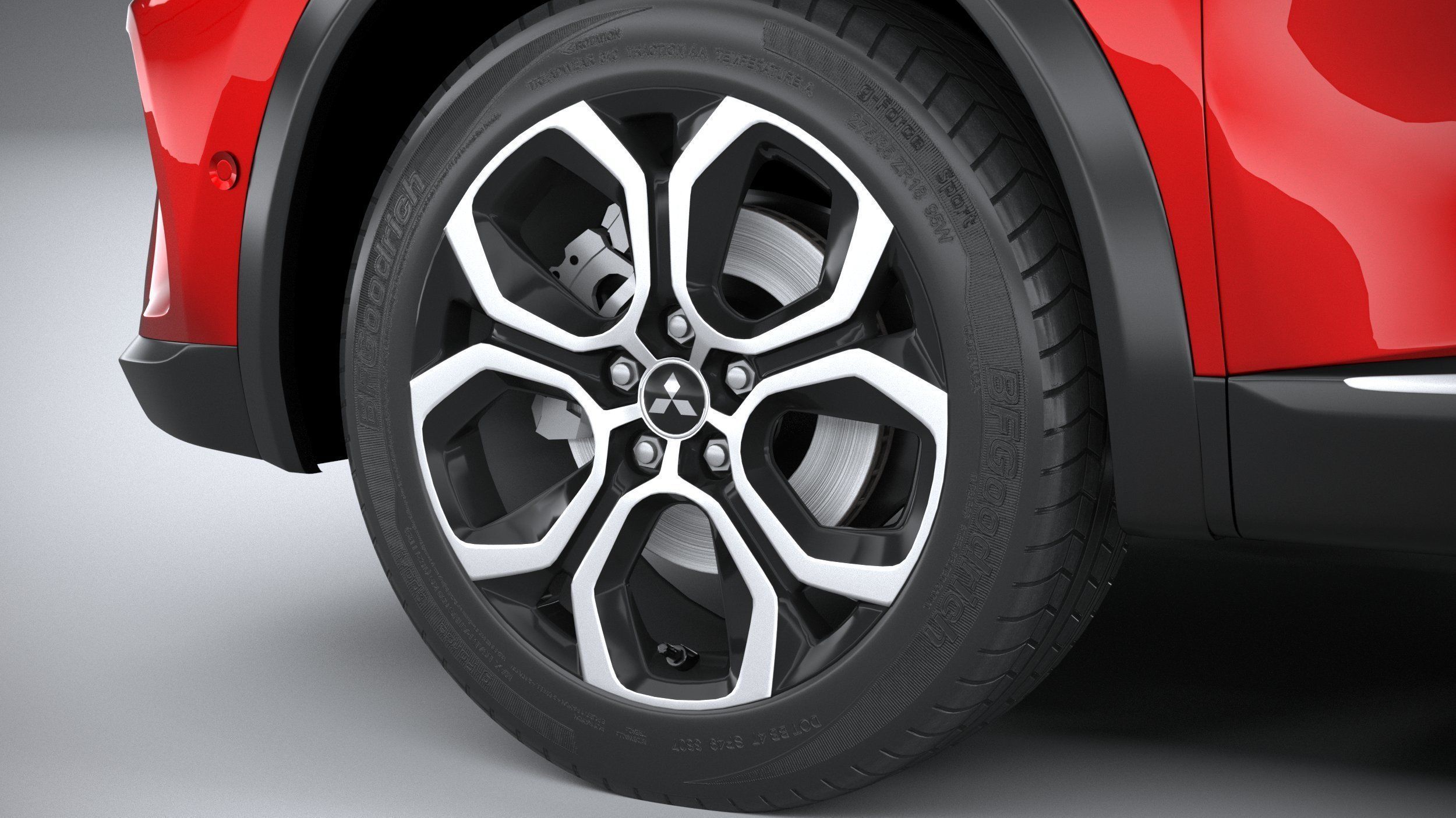 Mitsubishi ASX 2024 3D model_16