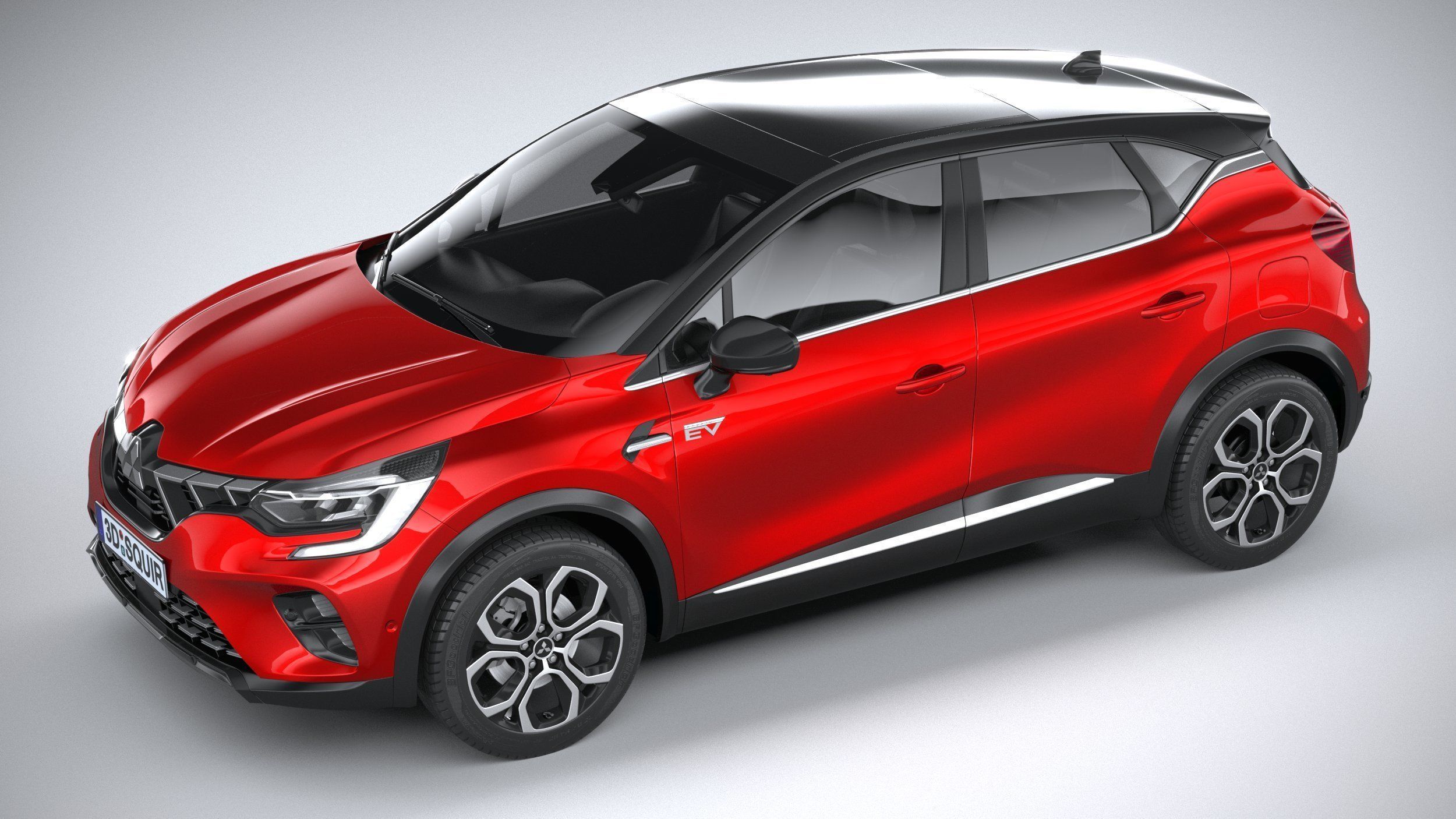 Mitsubishi ASX 2024 3D model_7