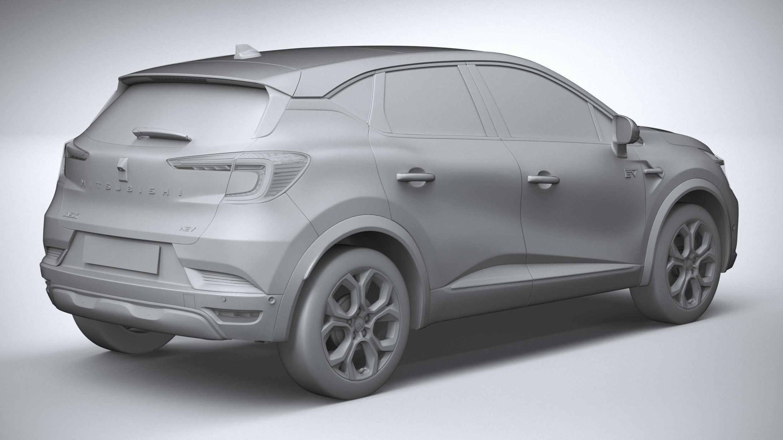 Mitsubishi ASX 2024 3D model_25