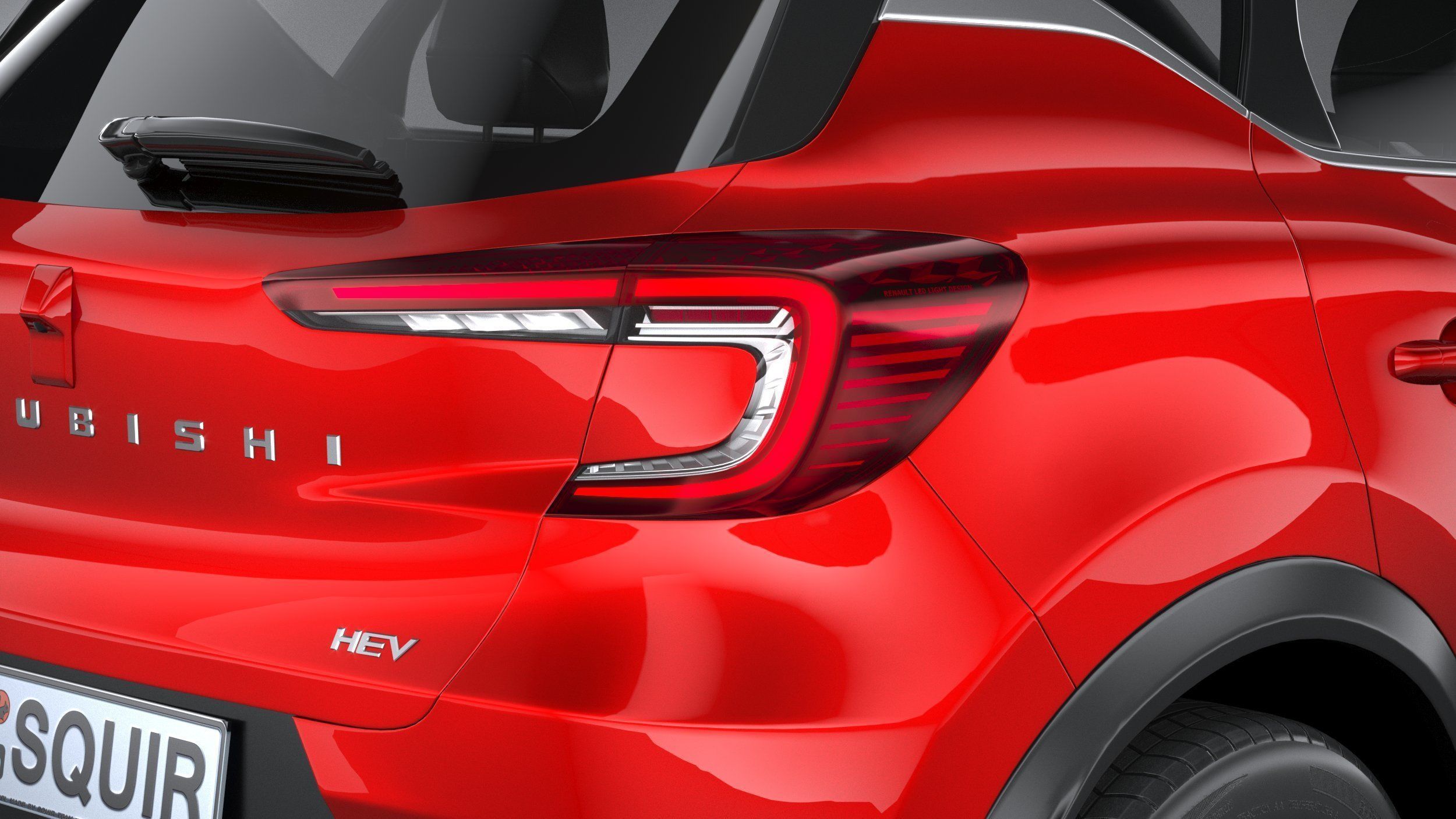 Mitsubishi ASX 2024 3D model_18