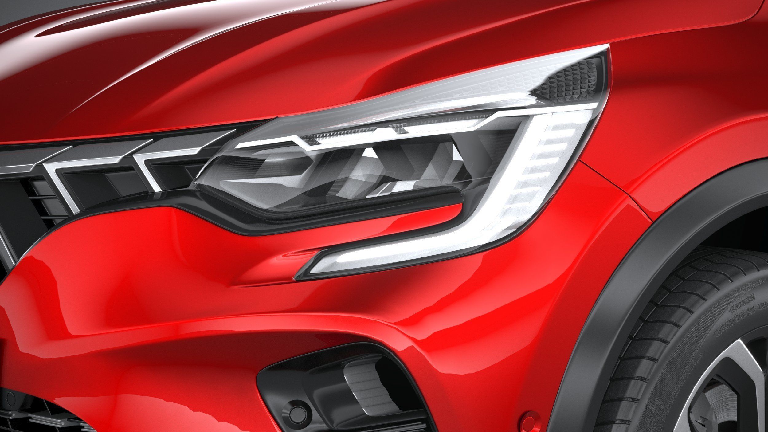 Mitsubishi ASX 2024 3D model_14