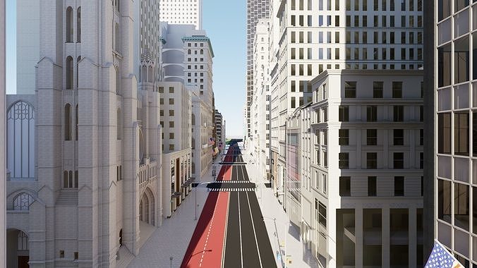 Fifth Avenue 3D model 6