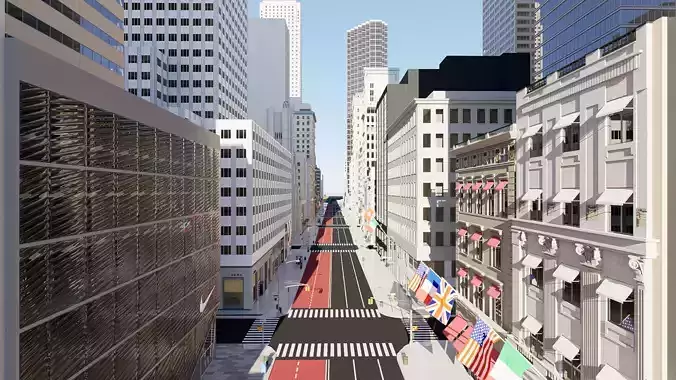 Fifth Avenue 3D model