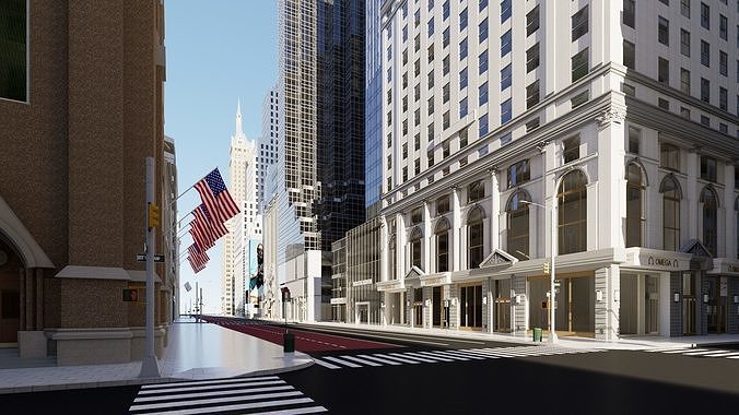 Fifth Avenue 3D model 4