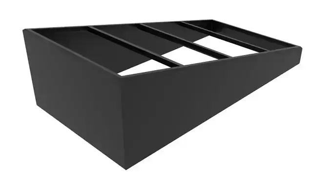 Black Lego Slope Bar