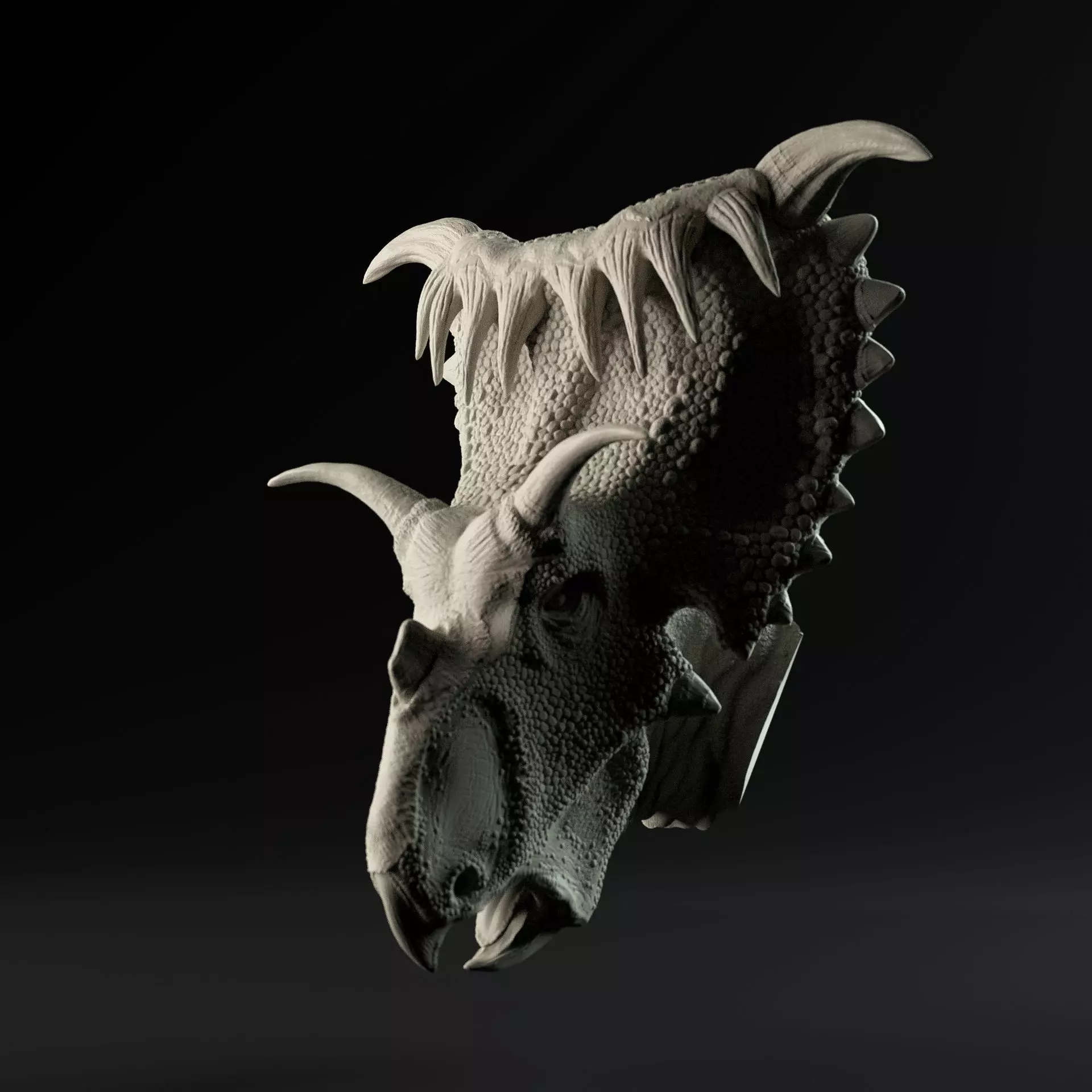Kosmoceratops mount or head 3D print model