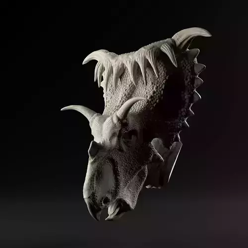 Kosmoceratops mount or head 3D print model