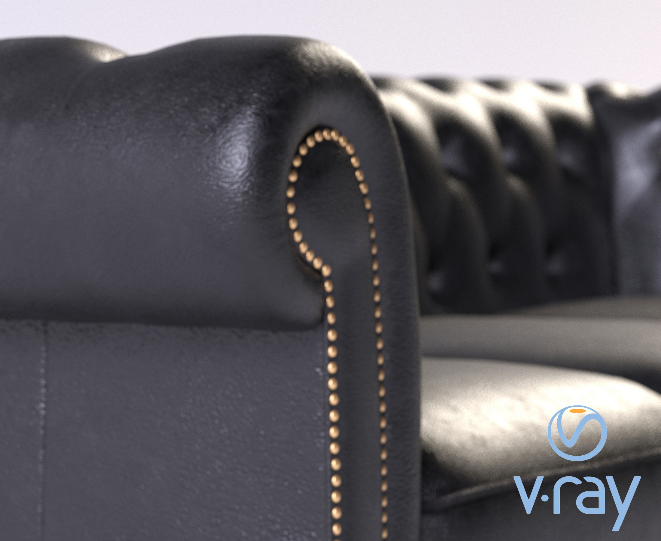 Sofa and table Low-poly 3D model_5