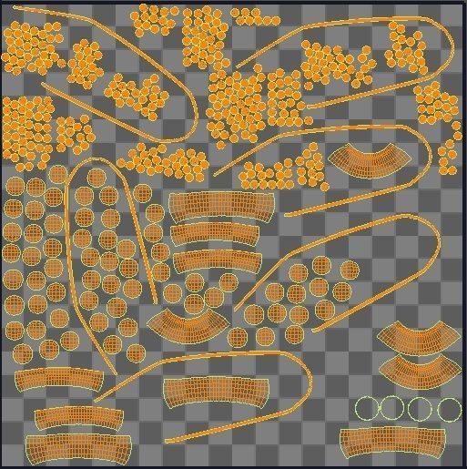 Sofa and table Low-poly 3D model_18