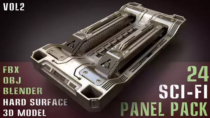 24 Sci-Fi panel pack-vol2