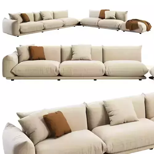 Marenco system sofa by Arflex