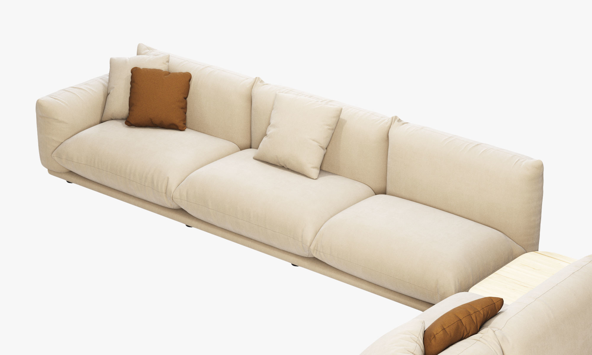 Marenco system sofa by Arflex 3D model_5