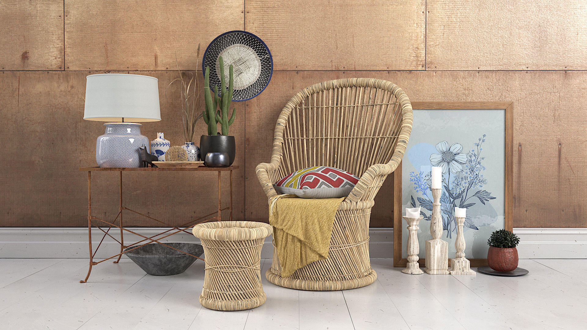 Archmodels vol 272 for c4d - modern furniture sets 3D model_10