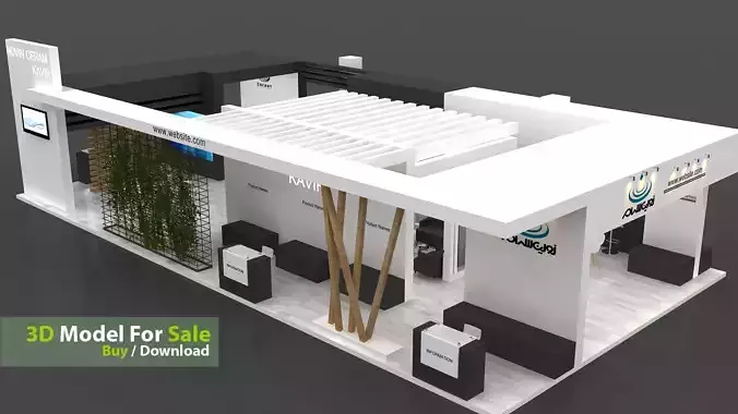 Exhibition 3D model Exhibition 3D model