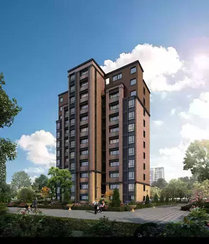 3Dmax fashion city commercial square building 201