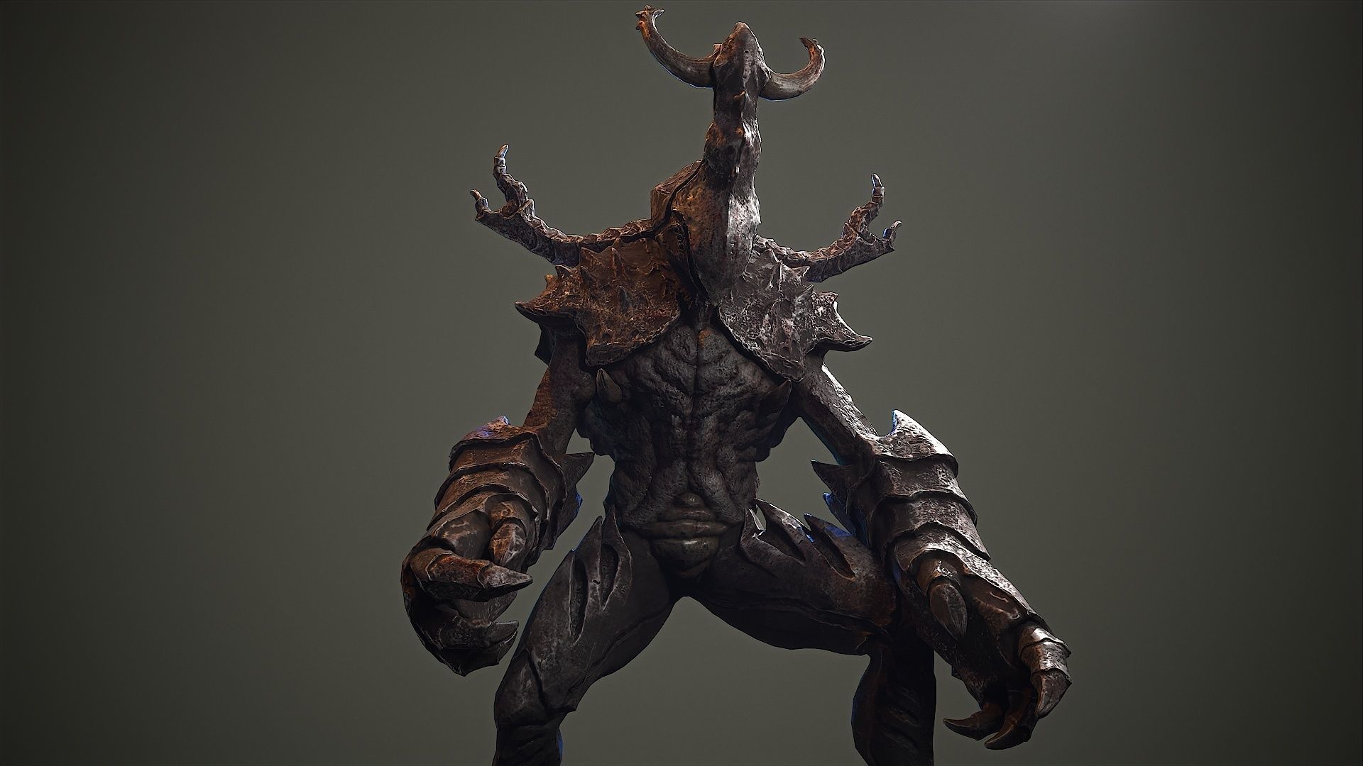 Armored Beetle 02 Low-poly 3D model_11