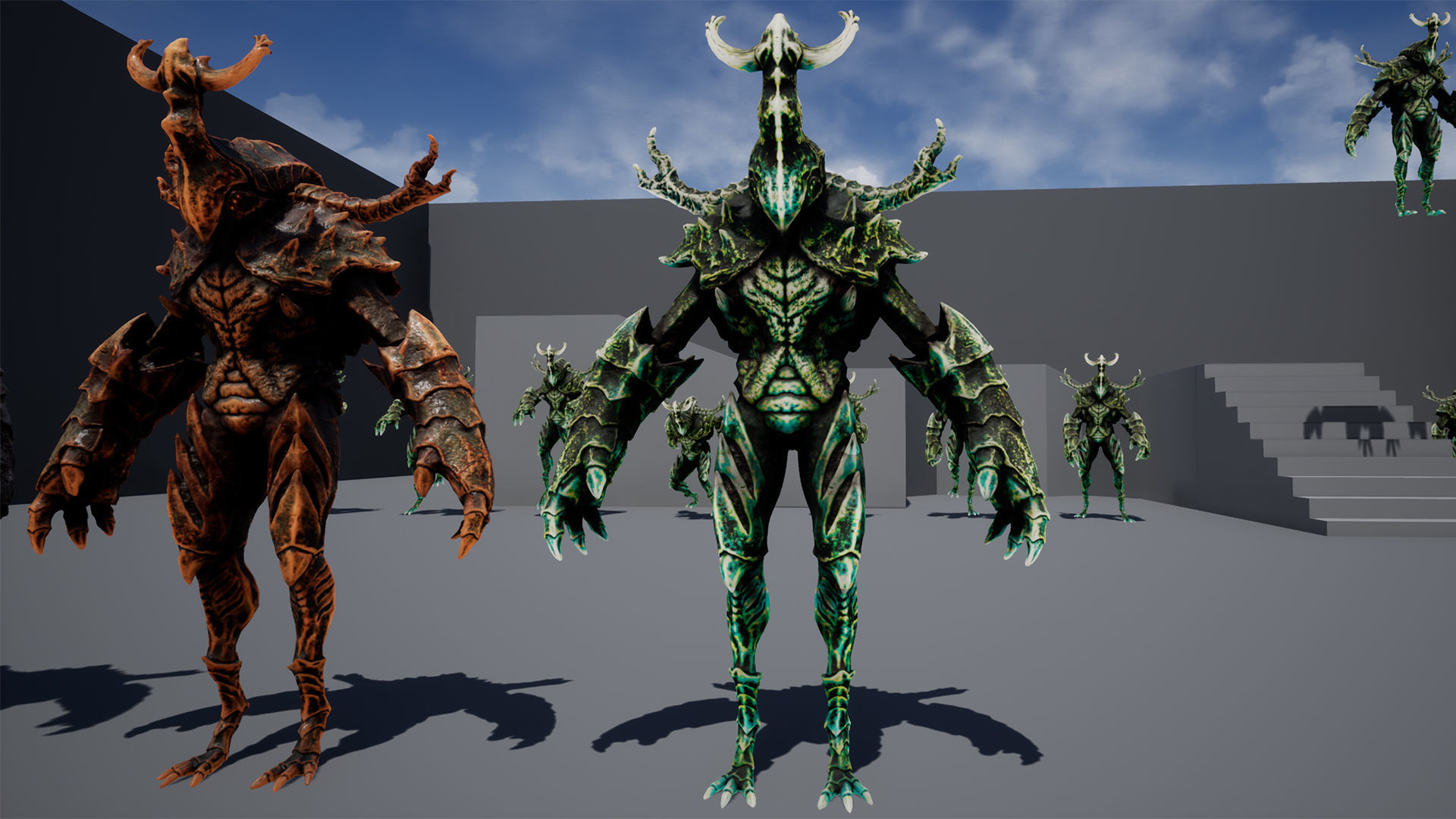 Armored Beetle 02 Low-poly 3D model_17